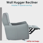 Power Recliner Wall Hugger,Small Power Recliner for Living Room,Electric Recliner for small space,Reclining Sofa