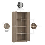 Cabot Tall Bathroom Storage Cabinet with Doors by Bush Furniture