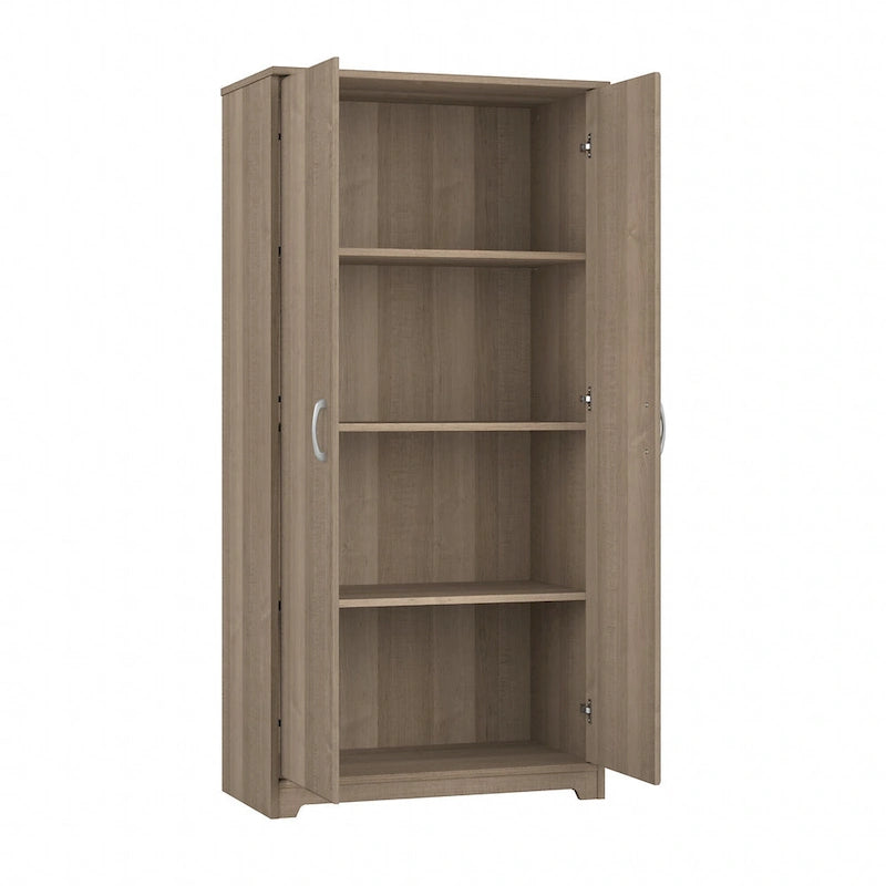 Cabot Tall Bathroom Storage Cabinet with Doors by Bush Furniture