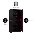 Cabot Tall Bathroom Storage Cabinet with Doors by Bush Furniture