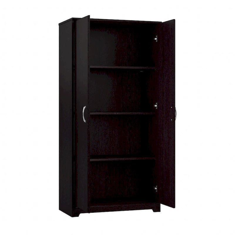 Cabot Tall Bathroom Storage Cabinet with Doors by Bush Furniture
