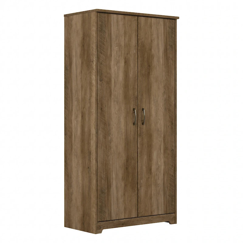 Cabot Tall Bathroom Storage Cabinet with Doors by Bush Furniture