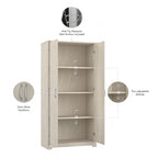 Cabot Tall Bathroom Storage Cabinet with Doors by Bush Furniture