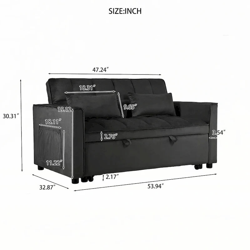 Convertible Sofa Bed,Pull Out Couch Bed