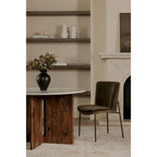 NADAAL STUDIOS Brelline, Round Dining Table With Cross Legs - 48W x48D x30H