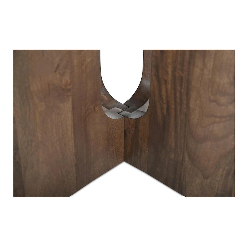 NADAAL STUDIOS Brelline, Round Dining Table With Cross Legs - 48W x48D x30H