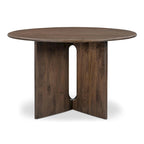 NADAAL STUDIOS Brelline, Round Dining Table With Cross Legs - 48W x48D x30H