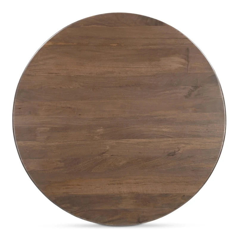 NADAAL STUDIOS Brelline, Round Dining Table With Cross Legs - 48W x48D x30H