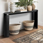 GDFStudio - Avery Modern 60 Console Table with Curved Legs and Versatile Design