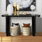 GDFStudio - Avery Modern 60 Console Table with Curved Legs and Versatile Design