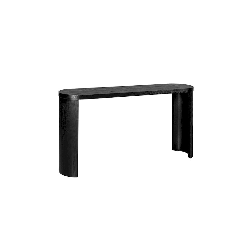 GDFStudio - Avery Modern 60 Console Table with Curved Legs and Versatile Design