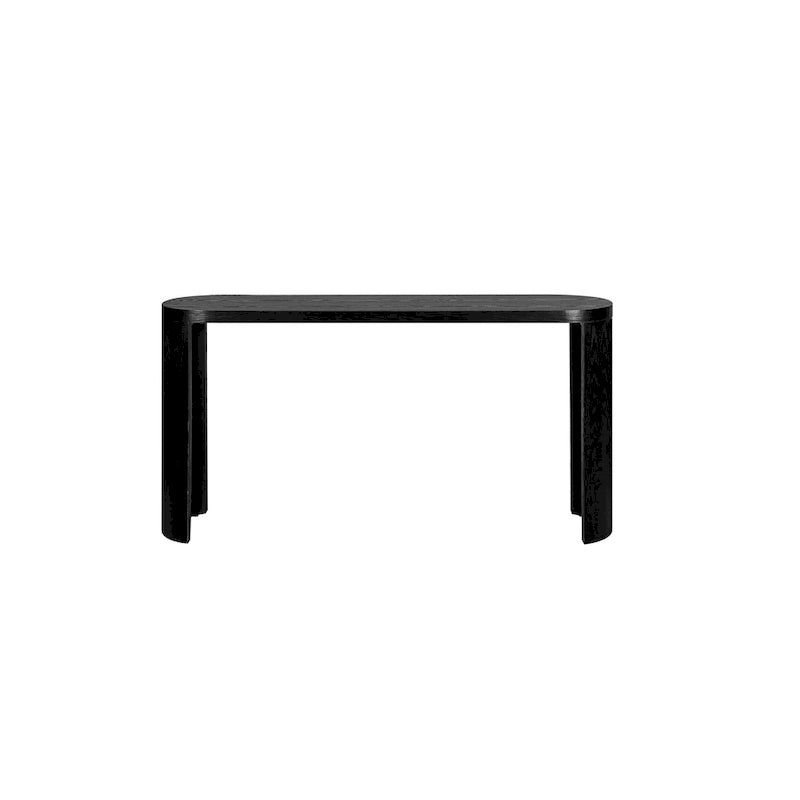 GDFStudio - Avery Modern 60 Console Table with Curved Legs and Versatile Design