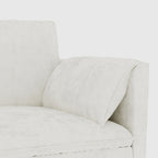 Christopher Knight Home - Noah 141.5 U-Shaped 6-Seater Sofa Couch with Movable Ottoman and Armrest Pockets, Fabric Upholstery