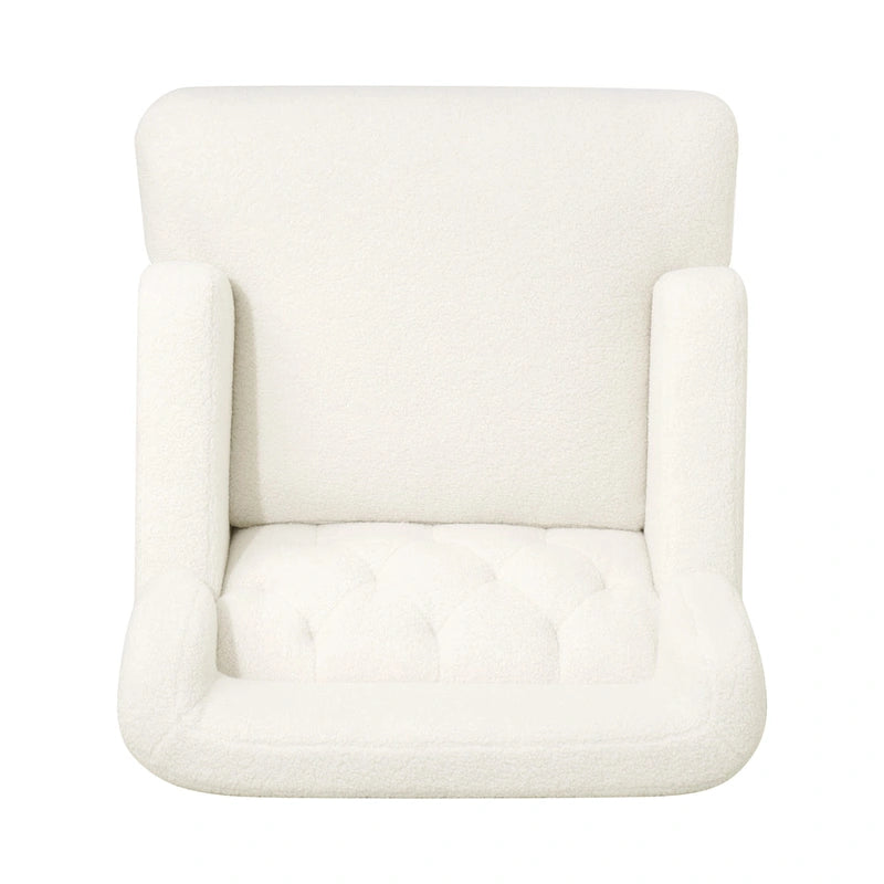 Nabo Modern Fabric Accent Chair with Cushion Back by Christopher Knight Home