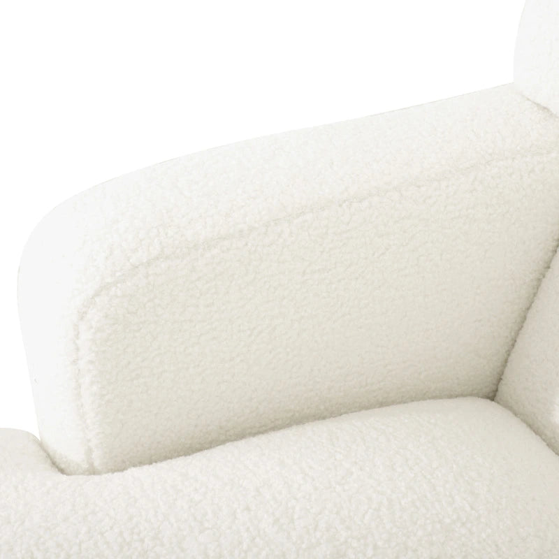 Nabo Modern Fabric Accent Chair with Cushion Back by Christopher Knight Home