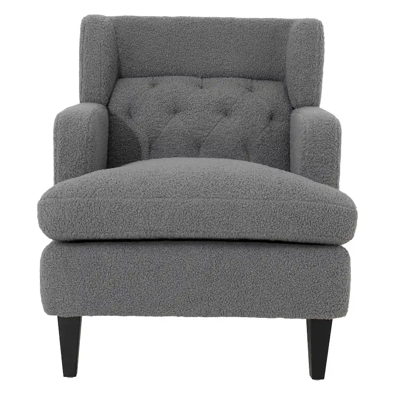 Nabo Modern Fabric Accent Chair with Cushion Back by Christopher Knight Home