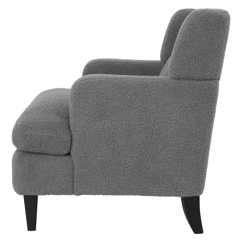 Nabo Modern Fabric Accent Chair with Cushion Back by Christopher Knight Home