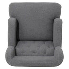 Nabo Modern Fabric Accent Chair with Cushion Back by Christopher Knight Home