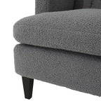 Nabo Modern Fabric Accent Chair with Cushion Back by Christopher Knight Home