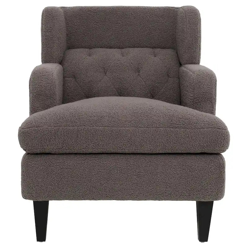 Nabo Modern Fabric Accent Chair with Cushion Back by Christopher Knight Home