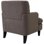 Nabo Modern Fabric Accent Chair with Cushion Back by Christopher Knight Home