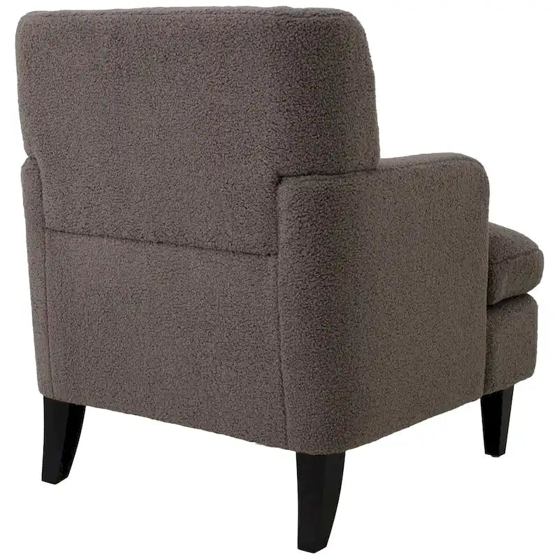 Nabo Modern Fabric Accent Chair with Cushion Back by Christopher Knight Home