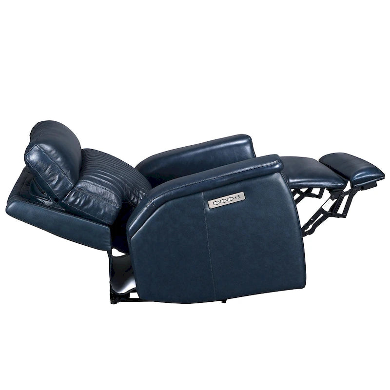 Leather Zero Gravity Power Recliner with Power Headrest and Power Lumbar,USB&USB-C Port