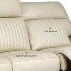 Leather Zero Gravity Power Recliner with Power Headrest and Power Lumbar,USB&USB-C Port