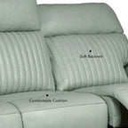 Leather Zero Gravity Power Recliner with Power Headrest and Power Lumbar,USB&USB-C Port
