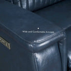 Leather Zero Gravity Power Recliner with Power Headrest and Power Lumbar,USB&USB-C Port
