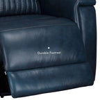 Leather Zero Gravity Power Recliner with Power Headrest and Power Lumbar,USB&USB-C Port