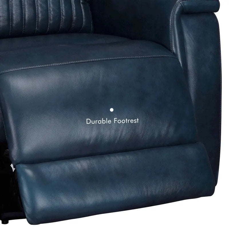 Leather Zero Gravity Power Recliner with Power Headrest and Power Lumbar,USB&USB-C Port