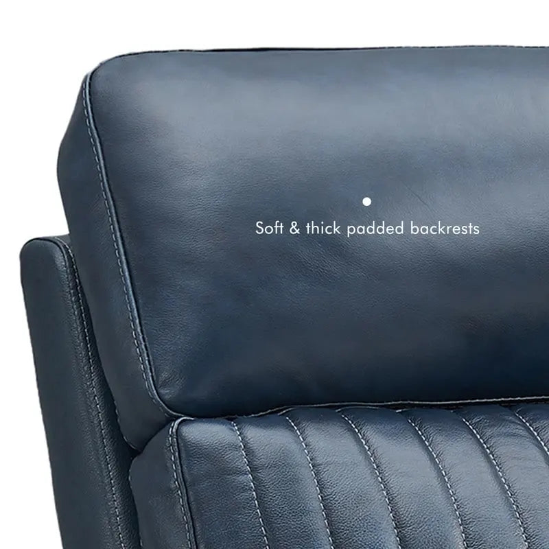 Leather Zero Gravity Power Recliner with Power Headrest and Power Lumbar,USB&USB-C Port