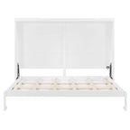 Queen Size Murphy Bed with Dual-Piston Mechanism, No Box Spring