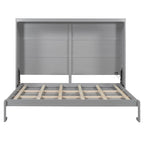 Queen Size Murphy Bed with Dual-Piston Mechanism, No Box Spring