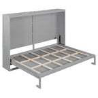 Queen Size Murphy Bed with Dual-Piston Mechanism, No Box Spring