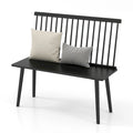 Costway Entryway Bench for 2 Windsor Rubber Wood Dining Bench with - See Details