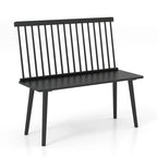 Costway Entryway Bench for 2 Windsor Rubber Wood Dining Bench with - See Details