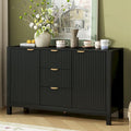 Modern Entryway Cabinet with Adjustable Shelves and Soft-Close Doors