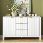 Modern Entryway Cabinet with Adjustable Shelves and Soft-Close Doors