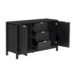 Modern Entryway Cabinet with Adjustable Shelves and Soft-Close Doors
