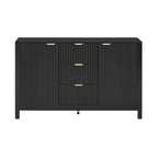 Modern Entryway Cabinet with Adjustable Shelves and Soft-Close Doors