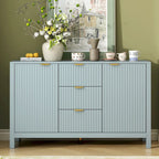 Modern Entryway Cabinet with Adjustable Shelves and Soft-Close Doors
