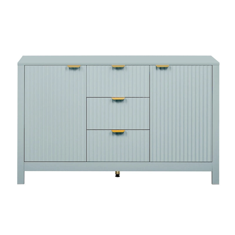 Modern Entryway Cabinet with Adjustable Shelves and Soft-Close Doors