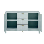 Modern Entryway Cabinet with Adjustable Shelves and Soft-Close Doors