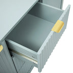 Modern Entryway Cabinet with Adjustable Shelves and Soft-Close Doors