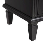 Open Space and 2 Drawers Dresser Nightstand with Charging Station, Farmhouse End Table with USB Ports and Outlets for Bedroom