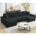 114  Pull Out Sleeper Sofa Bed,Adjustable Sleeper Sofa,Corduroy Sofa