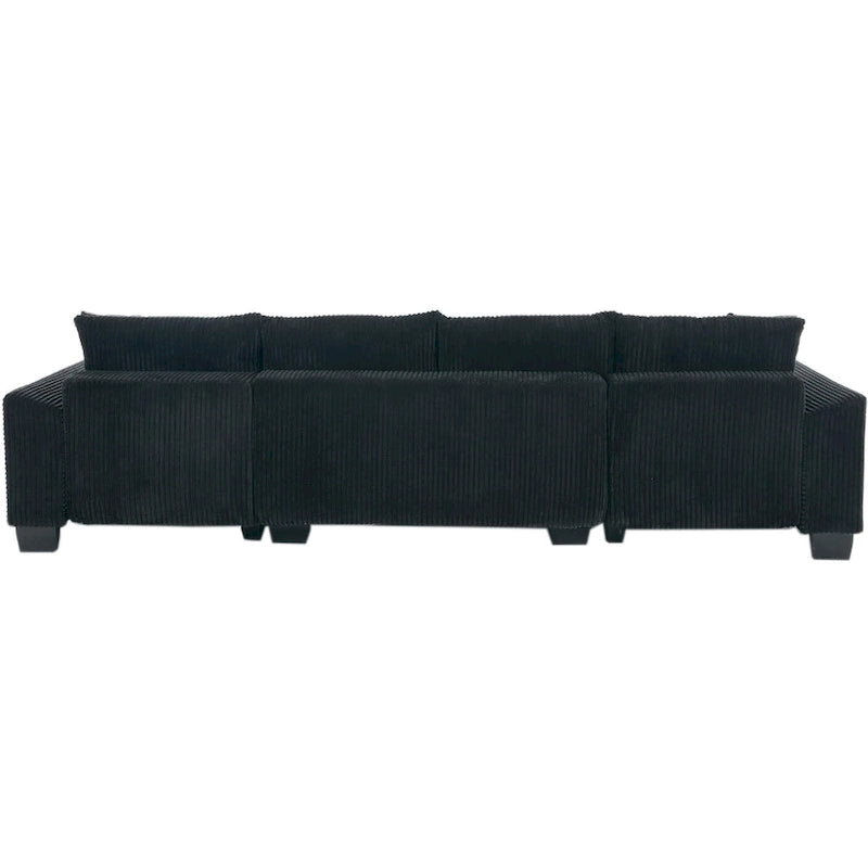 114  Pull Out Sleeper Sofa Bed,Adjustable Sleeper Sofa,Corduroy Sofa