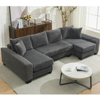 114  Pull Out Sleeper Sofa Bed,Adjustable Sleeper Sofa,Corduroy Sofa